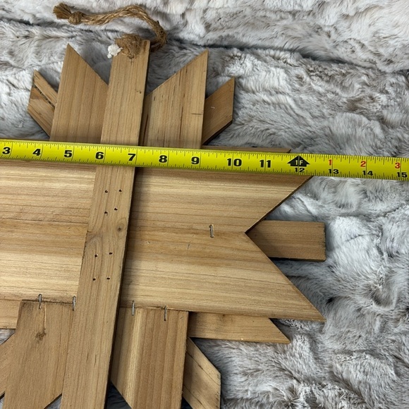 Chevron Rustic Wooden Wall Art - Picture 4 of 5